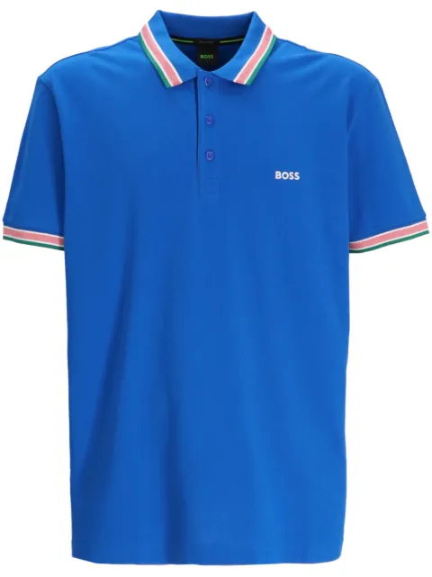 BOSS Poloshirt mit Logo-Print