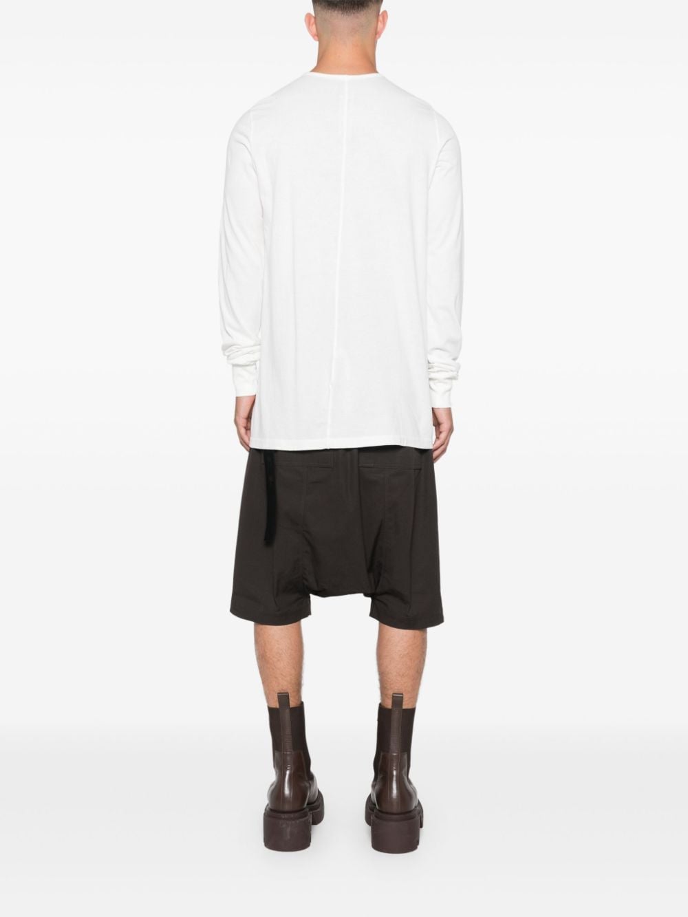 Shop Rick Owens Drkshdw Porterville Level T-shirt In Neutrals