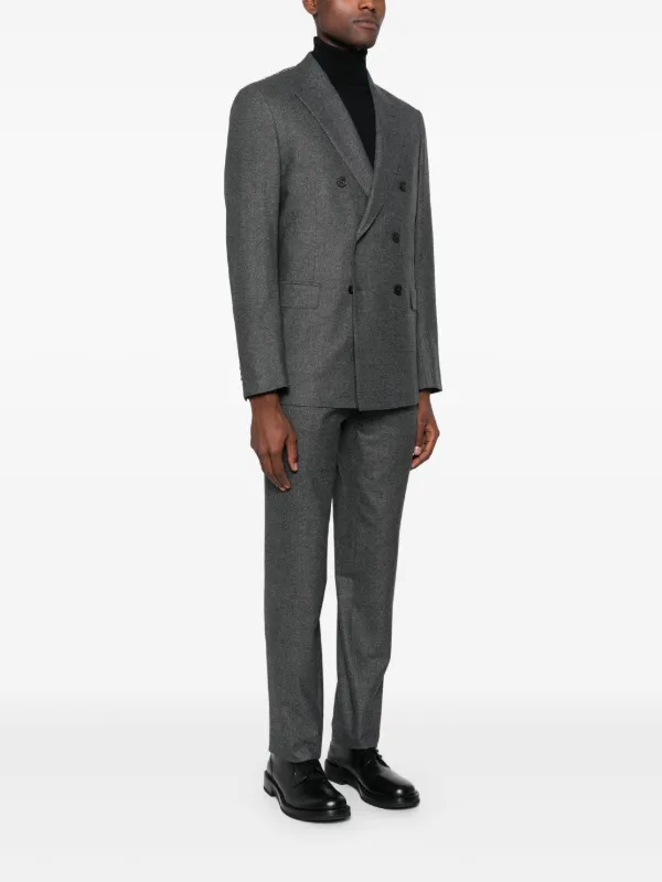 ✨極美品✨Savile Row×Ermenegildo Zegna スーツ 絹混 ✨極美品✨Savile Row×Ermenegildo Zegna スーツ 絹混 銀座six店