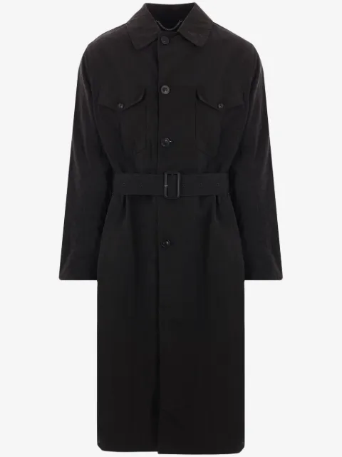 Maison Margiela canvas belted trench coat