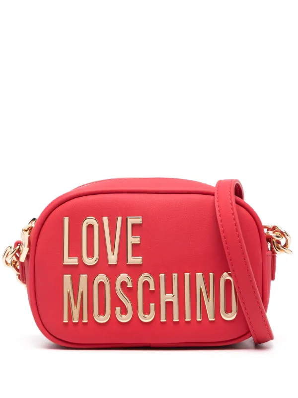 Love Moschino Grand Sac a Bandouliere Rouge FARFETCH CM