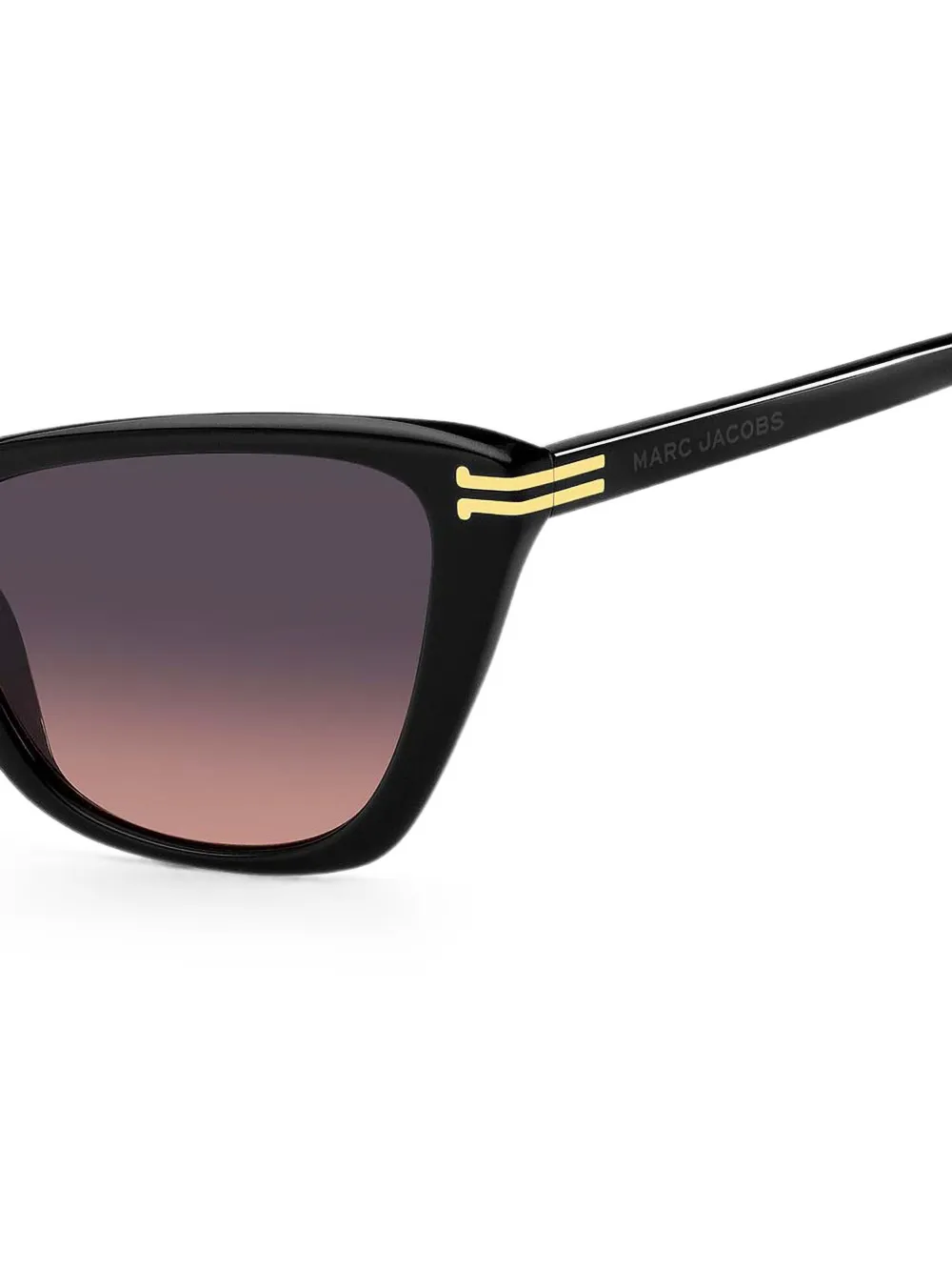 Marc Jacobs Eyewear Zonnebril met cat-eye montuur Zwart