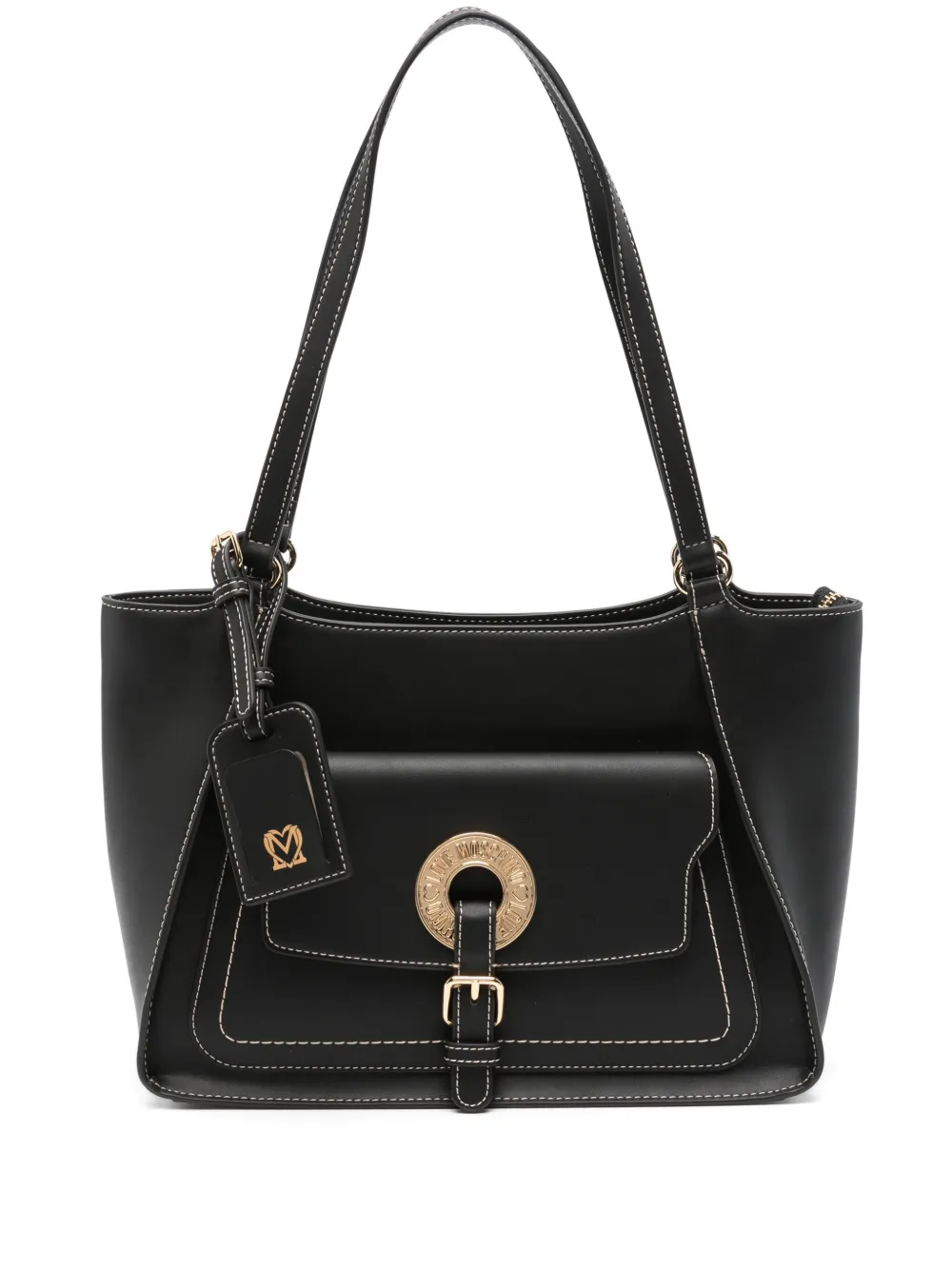Love Moschino logo-eyelet shoulder bag Women