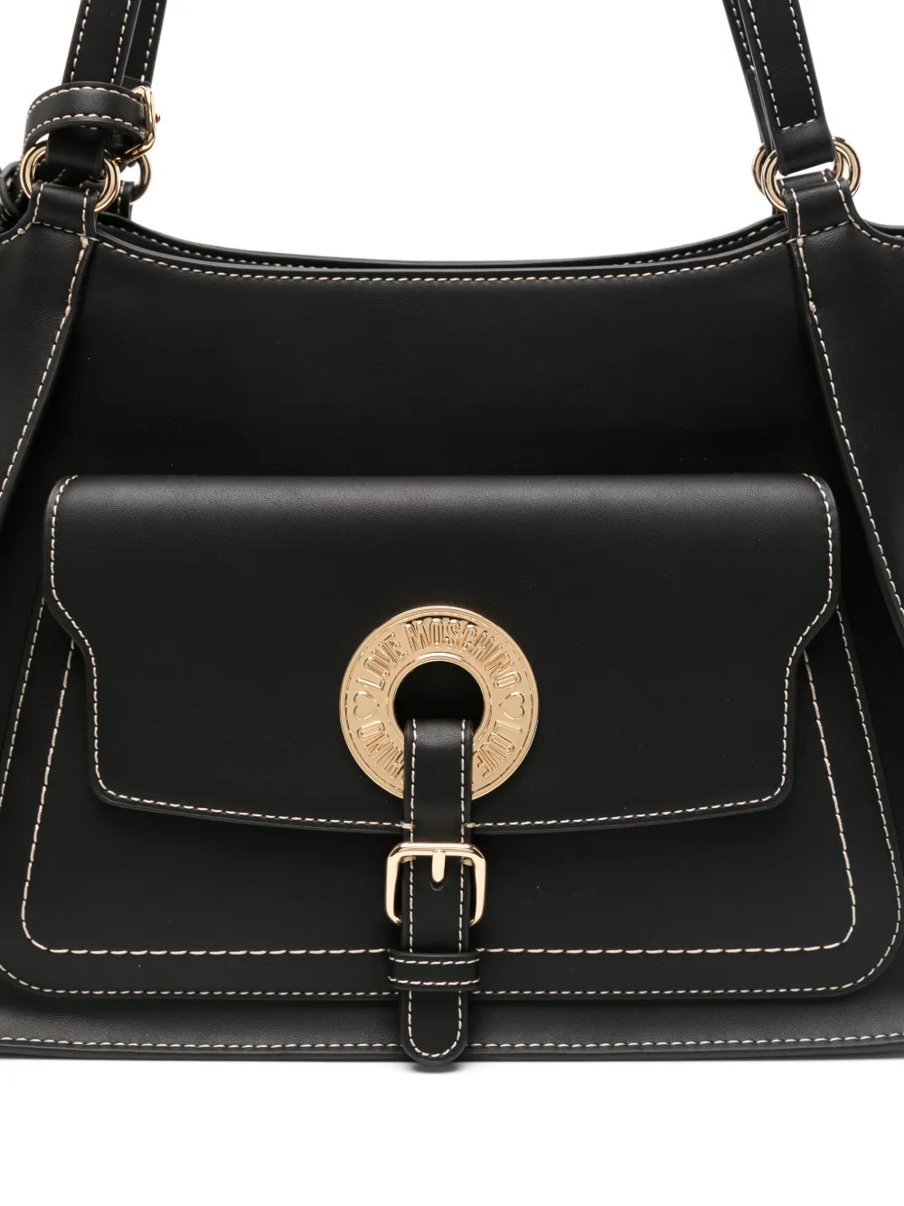 Cheap Love Moschino logo-eyelet shoulder bag Women