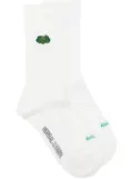 Doublet embroidered socks - White