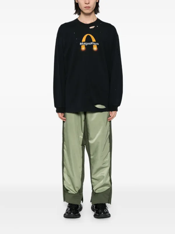 Doublet プリント スウェットシャツ | ブラック | FARFETCH JP 