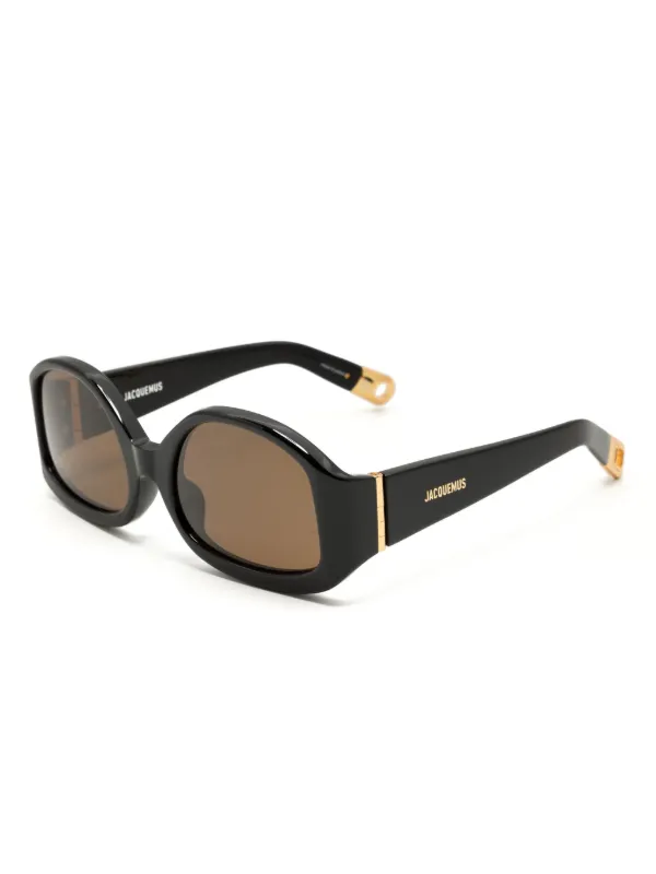 JACQUEMUS ブラック Les Lunettes Gala サングラス Jacquemus Les Lunettes Gala サングラス | ブラック | FARFETCH JP