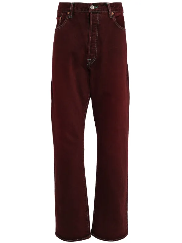 Doublet straight-leg Jeans Red FARFETCH TH