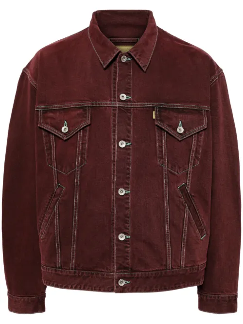 Veste en jean à coutures contrastantes - Doublet - Modalova