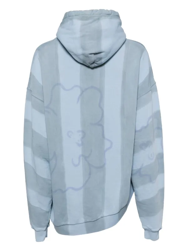 Collina Strada フローラルストライプ パーカー | ブルー | FARFETCH JP 