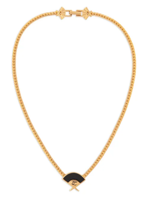 Collier à design pliant (années 1980) - Karl Lagerfeld - Modalova