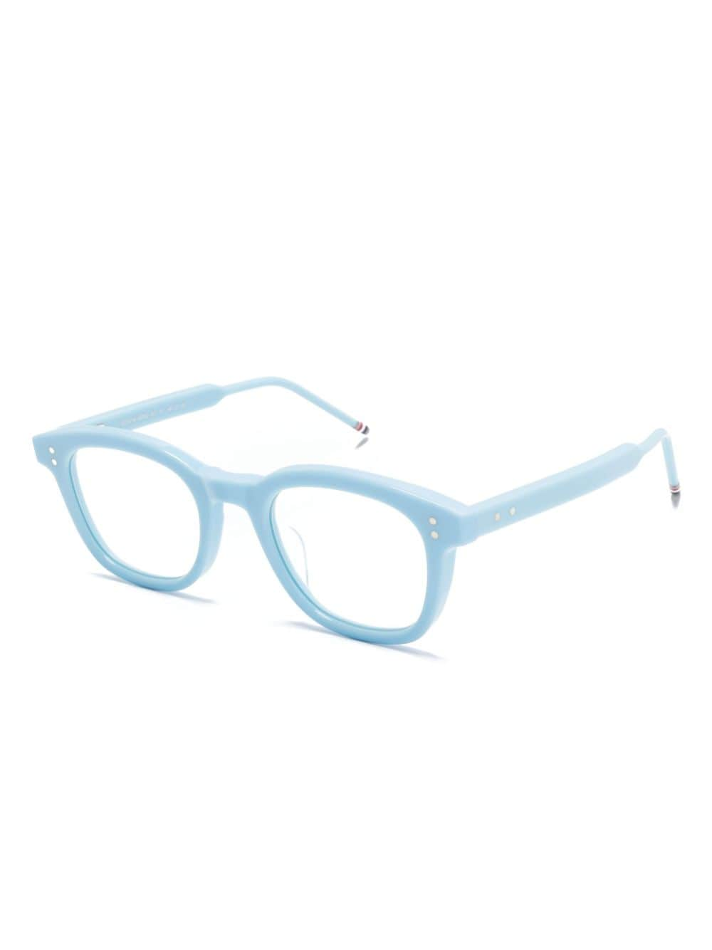 Thom Browne Eyewear Bril met vierkant montuur - Blauw