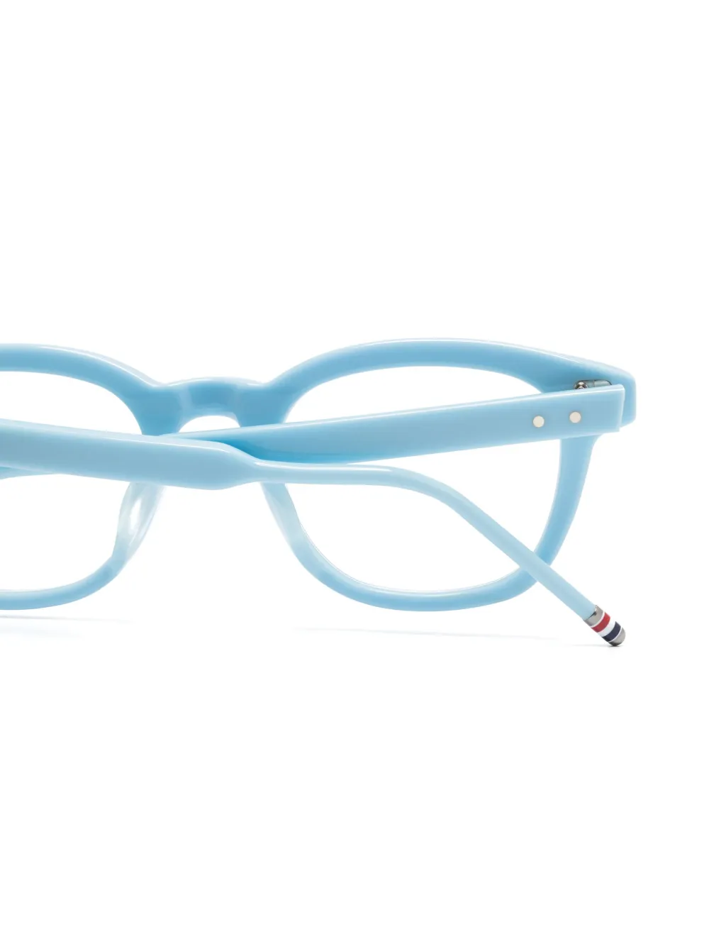 Thom Browne Eyewear Bril met vierkant montuur Blauw