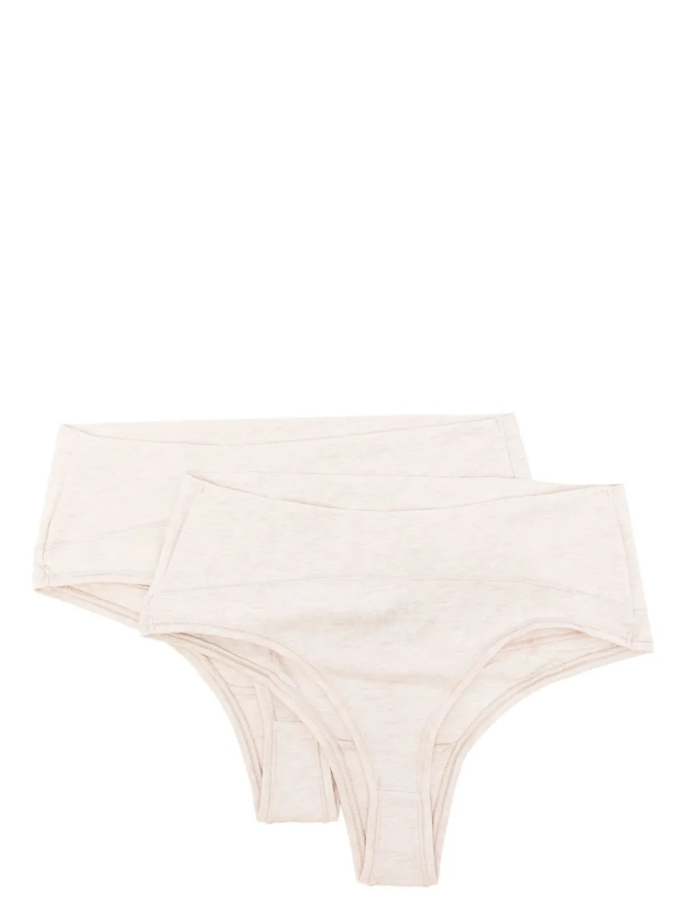 Spanx Control Thong (pack Of Two) In Neutrals