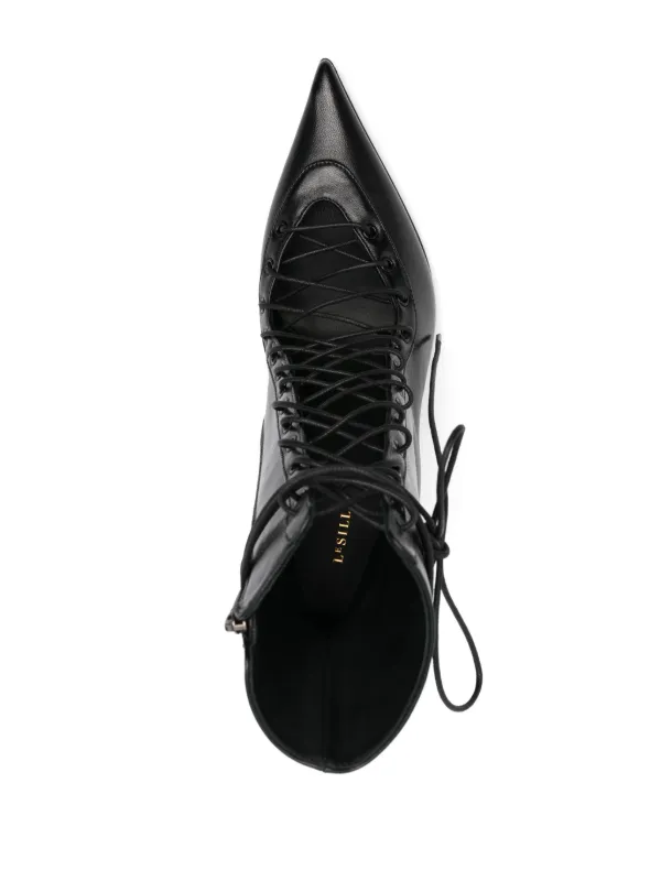 Le Silla 85mm Leather Boots | Black | FARFETCH