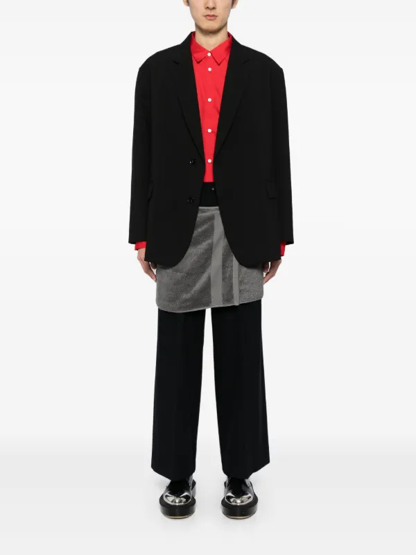 取り外し可　24AW doublet onsen towel pant温泉パンツ Doublet Onsen Towel パンツ | ブラック | FARFETCH JP