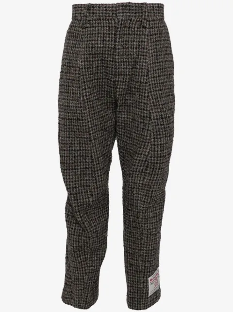 Doublet Zombie Silhouette tweed trousers