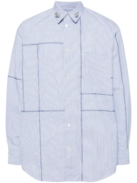 Doublet camisa con rayas estampadas