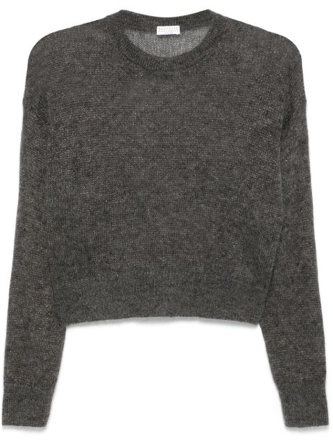 Brunello Cucinelli metallic-threading sweater Women