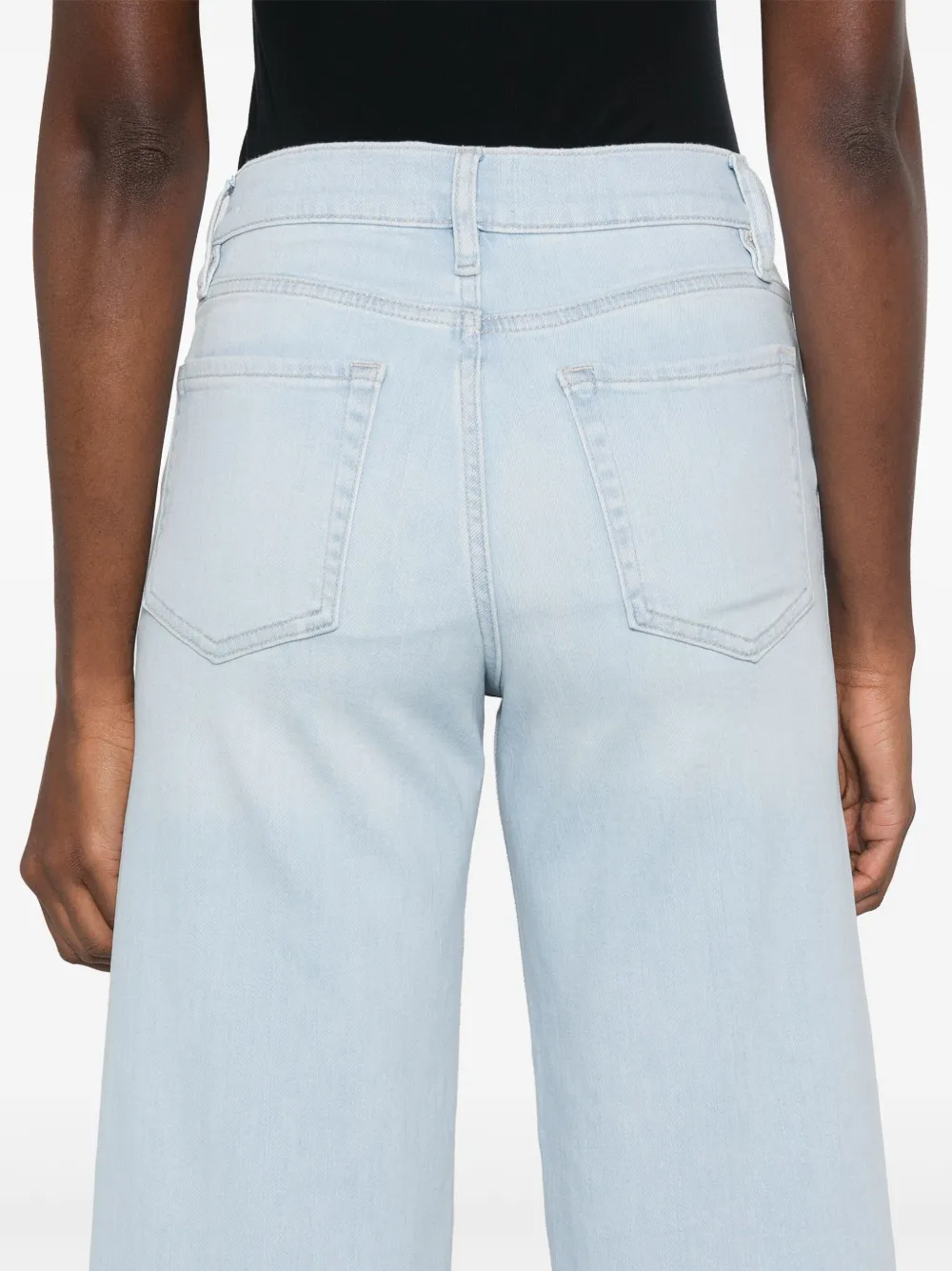 Shop Frame Le Pixie Jeans In Blue