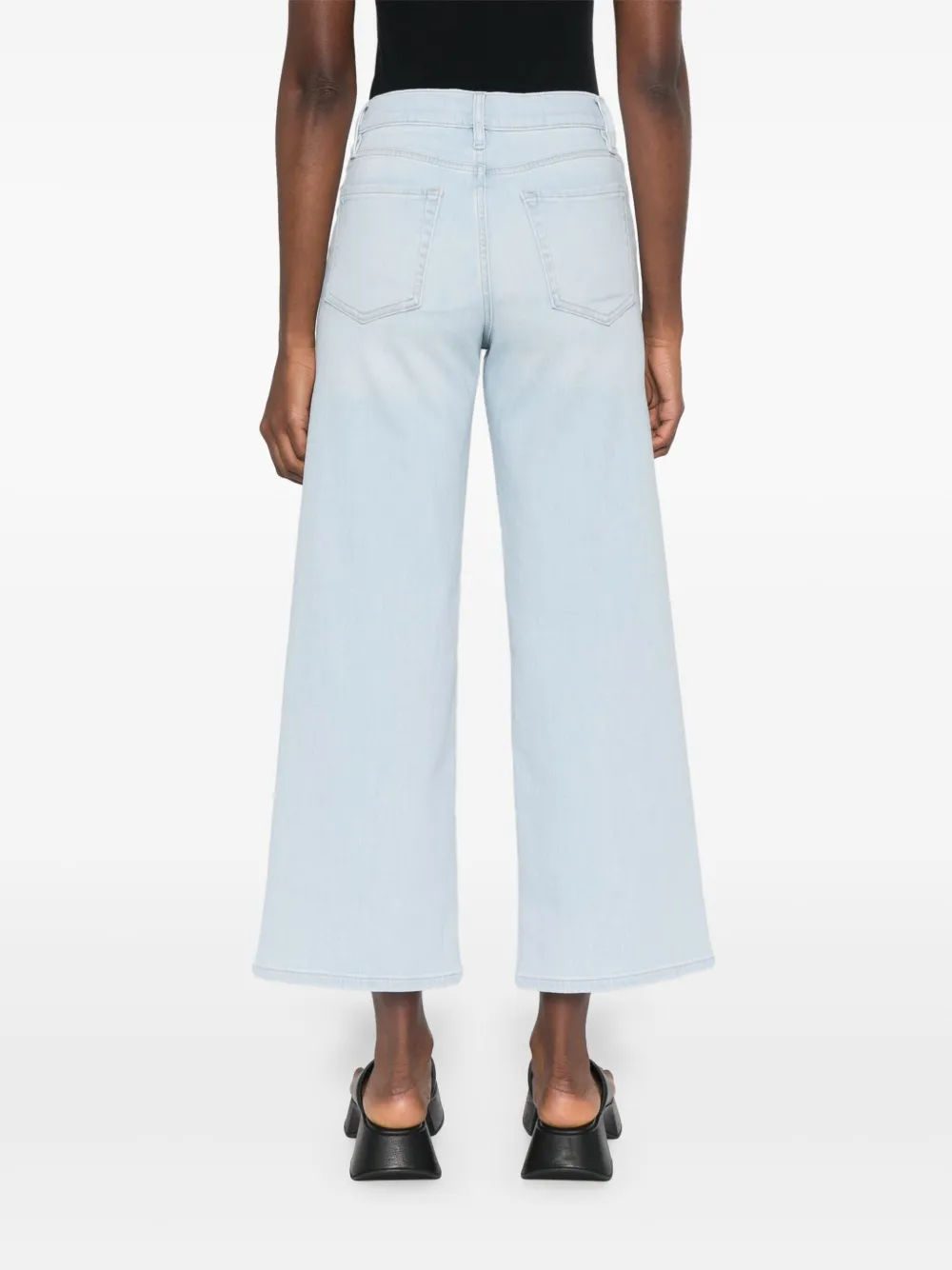 Shop Frame Le Pixie Jeans In Blue