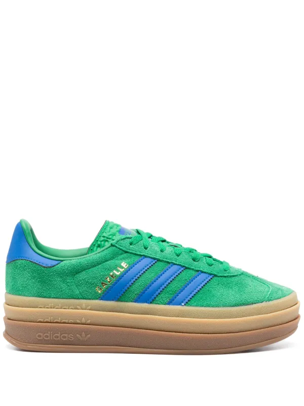 adidas gazelle silver green womens Adidas Gazelle Bold Silver Green main image 0