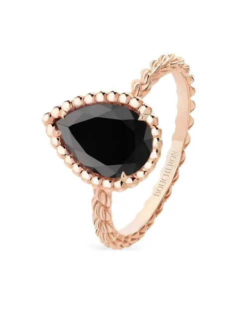 Boucheron 18kt rose gold Serpent Bohème ring 