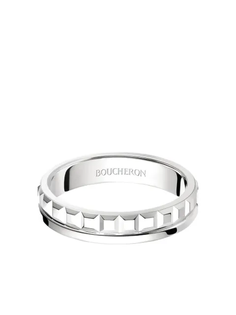 Boucheron anillo de boda Quatre Radiant Edition en oro blanco de 18kt