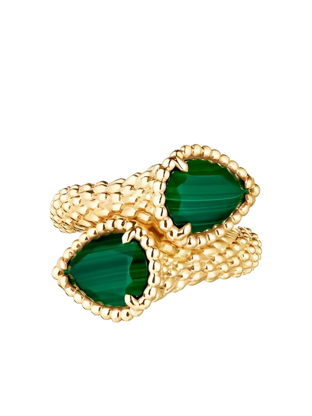 Boucheron 18K yellow gold Serpent Bohème malachite ring - ゴールドトーン Boucheron 18K yellow gold Serpent Bohème malachite ring - ゴールドトーン