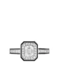 Boucheron 18K white gold Vendôme Liseré diamond ring - Silver