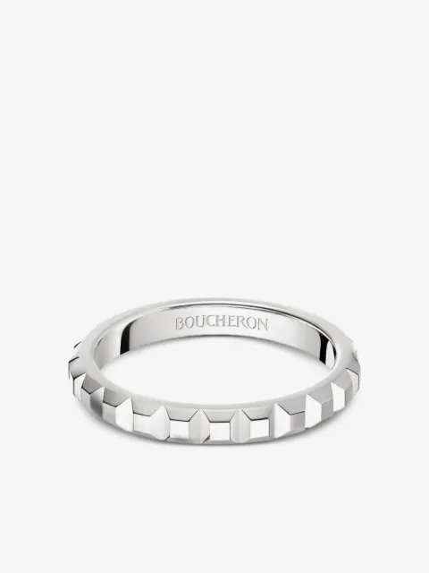 Boucheron Mini Cloud de Paris platinium ring