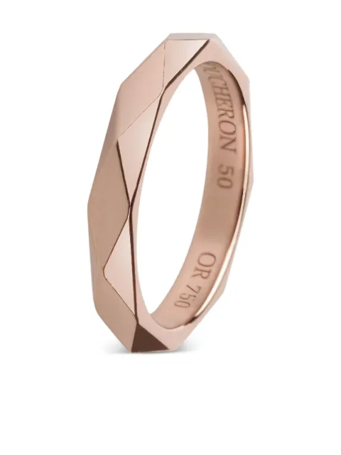 Boucheron 18K rose gold Facette ring