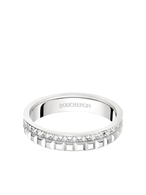 Boucheron 18K white gold Quatre Radiant Edition diamond ring