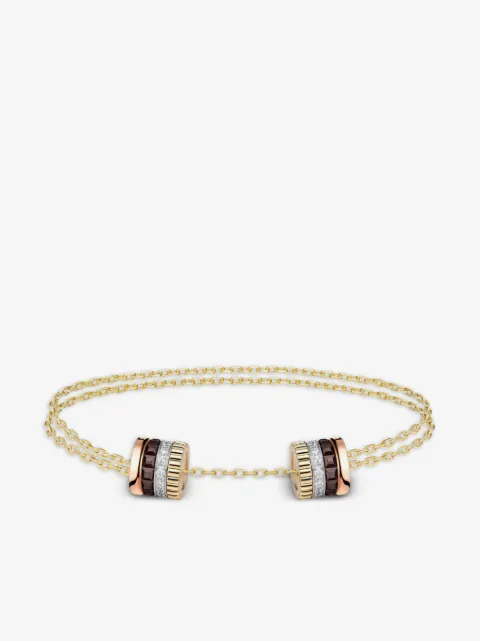 Boucheron 18kt gold Quatre Classique diamond bracelet