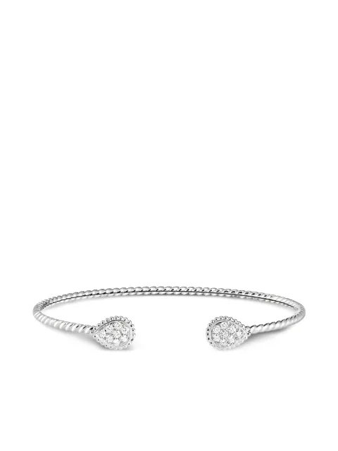 Boucheron pulsera Serpent Bohème en oro blanco de 18kt con diamante
