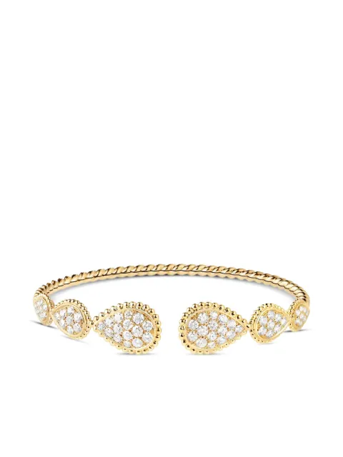 Boucheron 쎄뻥 보헴 18K 옐로 골드 커프 브레이슬릿
