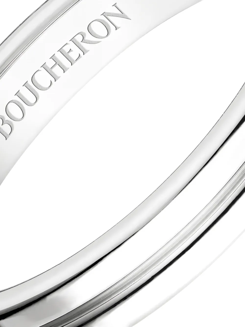 Boucheron ダブル リング プラチナ | シルバートーン | FARFETCH JP