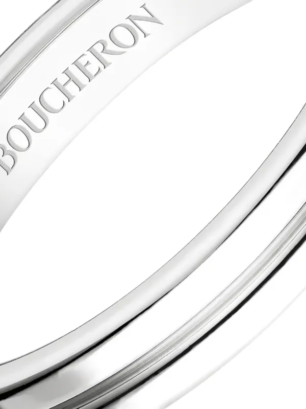 Boucheron ダブル リング プラチナ | シルバートーン | FARFETCH JP
