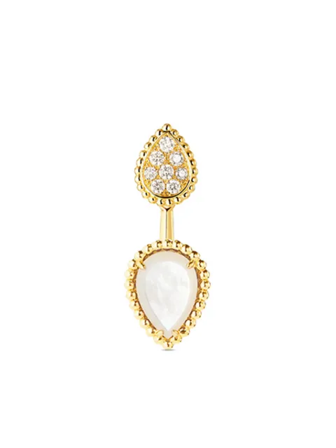 Boucheron 18kt yellow gold Serpent Bohème diamond earrings