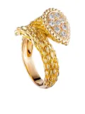 Boucheron 18K yellow gold Serpent Bohème diamonds ring