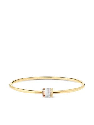 Shihara One Stone Hoop ダイヤモンド ブレスレット 18Kイエロー