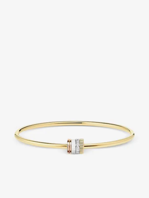 Boucheron pulsera Quatre White Edition en oro amarillo de 18kt con diamantes