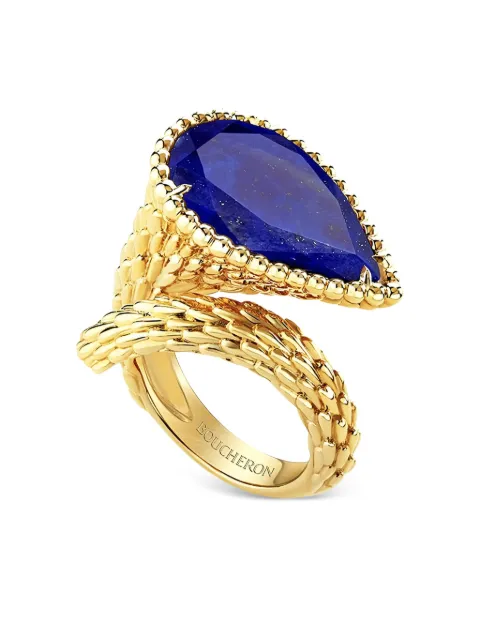 Boucheron 18kt yellow gold Serpent Bohème ring