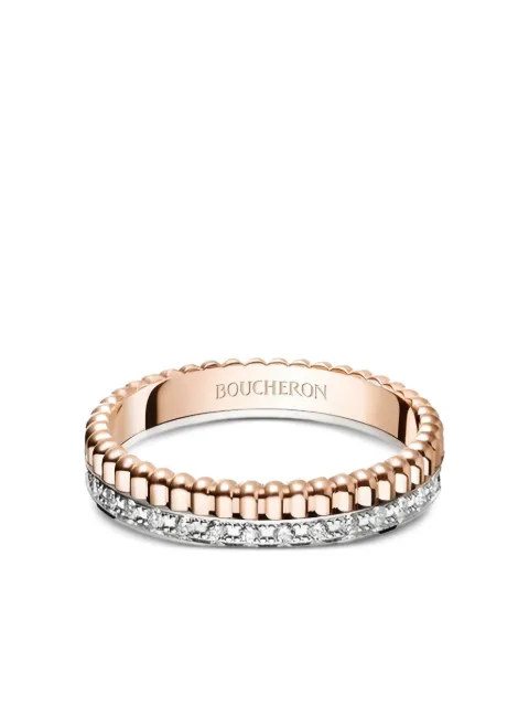 Boucheron 18K gold Quatre Radiant Edition diamond ring