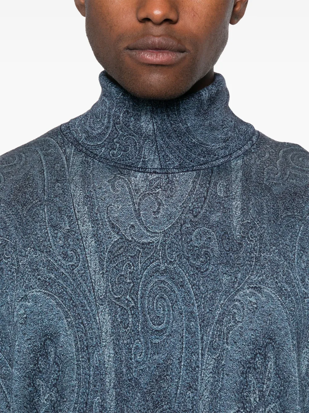 ETRO Trui met paisley-jacquard Blauw