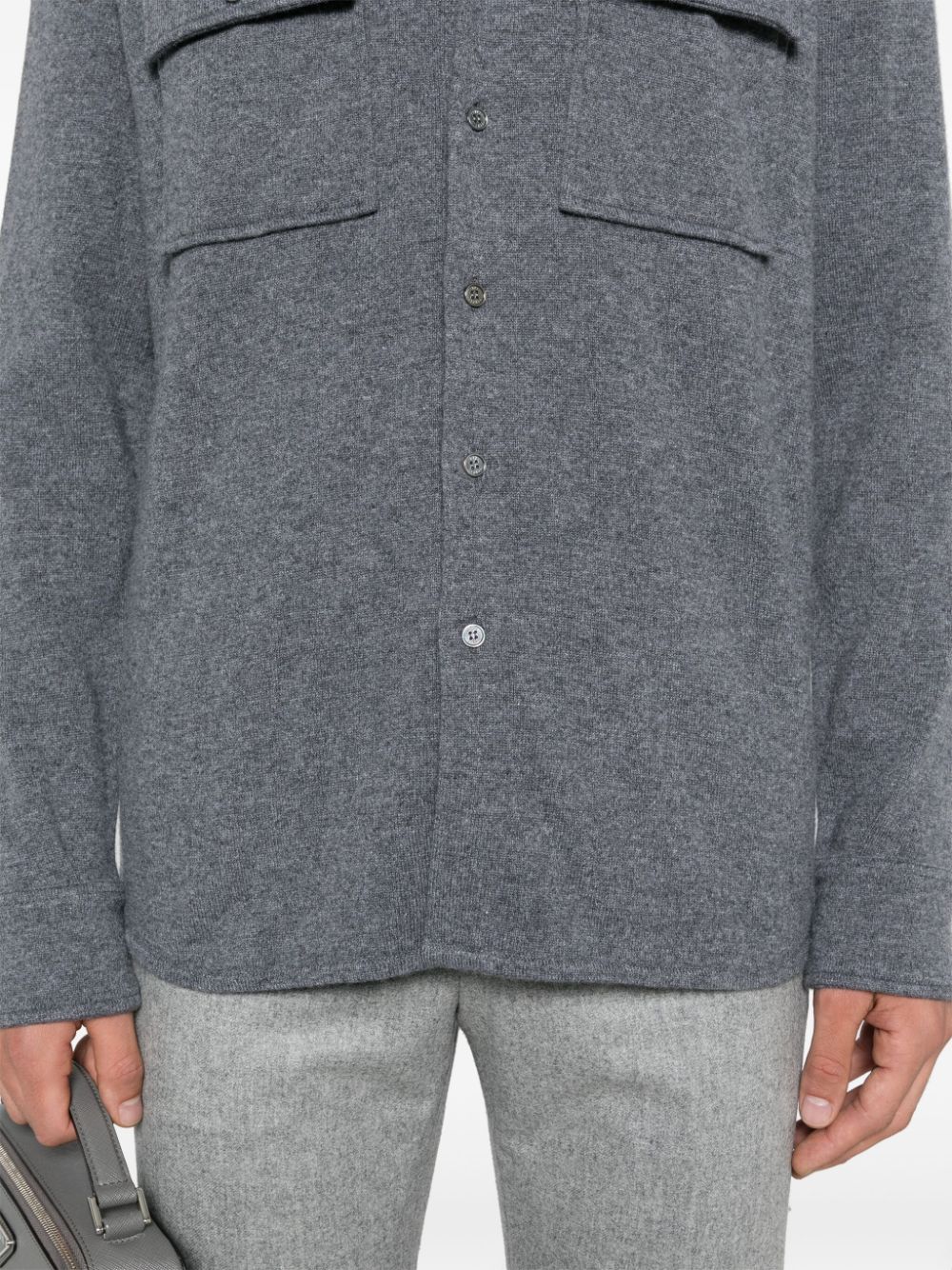 Shop Fedeli Corviglia Sweater In Grey