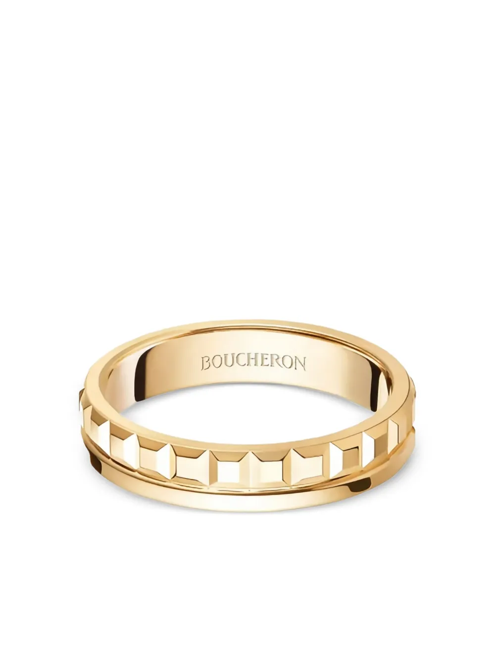 Boucheron 18K yellow gold Quatre Radiant wedding ring - ゴールドトーン Boucheron 18K yellow gold Quatre Radiant wedding ring - ゴールドトーン