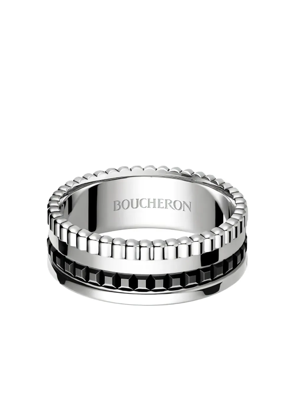 Boucheron 18K white gold Quatre ring - シルバートーン Boucheron 18K white gold Quatre ring - シルバートーン