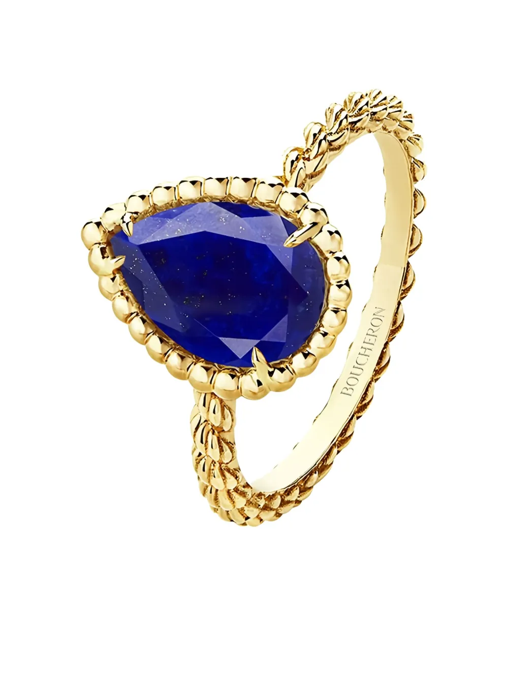 Boucheron 18K yellow gold Serpent Bohème lapis lazuli ring - ゴールドトーン Boucheron 18K yellow gold Serpent Bohème lapis lazuli ring - ゴールドトーン