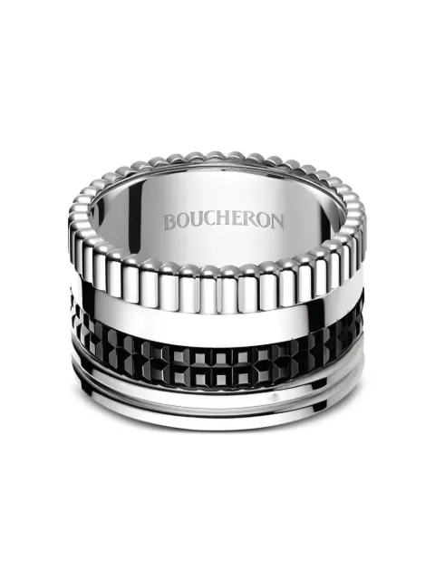 Boucheron خاتم 'كاتر بلاك إيديشن' ذهب أبيض عيار 18